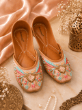 Gulnaar – Handcrafted Leather Mojri for Women - Marktoes